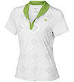 Wilson Womens Timeless Polo- White/Kiwi