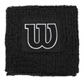 Wilson Single Width Wristband - Black / White