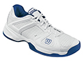 Wilson Mens Stance Hardcourt Tennis Shoes- White/Navy