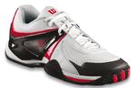 Wilson Mens Trance Strike Tennis Shoes- White/Red