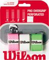 Wilson Pro Overgrips Perforated - Multi-Colour Pack (White/Pink/Green)
