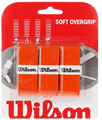 Wilson Soft Overgrip- Orange (1 Pack/3 Grips)
