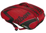 Wilson Eco Pro Tour Six Racket Bag 09- Red/Black