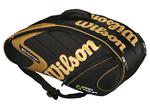 Wilson Eco Pro Tour Six Racket Bag 09- Black/Gold