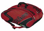 Wilson Eco Pro Tour Super Six Racket Bag 09- Red/Black