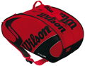 Wilson Tour 6 Racket Bag 09- Red/Black