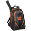 Wilson Burn Topspin Backpack - Black/Orange - thumbnail image 2