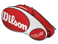 Wilson Tour Red/White 6 Pack Bag