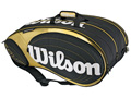 Wilson Tour 15 Pack Bag- Black/Gold