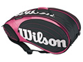 Wilson Tour 9 Pack Bag- Black/Pink