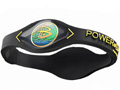 Power Balance Wristband- Black with Yellow Lettering