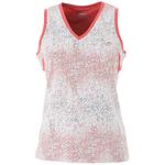 Ellesse Womens Noue Print Vest White/Coral 07 (rrp �29.99)