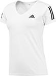 Adidas WOmens Comp Seamless Tee SS10- White/Black