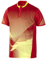 Adidas Mens adiZero Theme Polo- High Energy/Ultra Glow