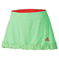 Adidas Womens adiZero Skort- Super Green/Core-Energy