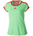 Adidas Womens adiZero Capsleeve- Super Green/Core-Energy