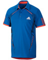 Adidas Mens adiPower Traditional Polo- Prime Blue/High-Energy