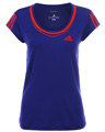 Adidas Womens adiPower Barricade Capsleeve- Prime Ink Blue/Core-Energy