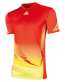 Adidas Mens adiZero Crew Tee- High Energy/Electricity