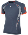 Adidas Boys adiPower Barricade Crew- Dark Onix/High Energy