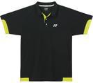 Yonex Mens YTM 2111E Polo- Black/Lime