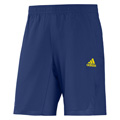 Adidas Mens adiPower Barricade Shorts - Dark Blue / Vivid Yellow