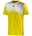Adidas Mens adiZero Tee - Vivid Yellow/Dark Onix