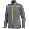 Adidas Mens adiZero Warm Up Jacket  - Tech Grey / Vivid Yellow