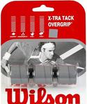Wilson X-tra Tack Overgrips Yellow OR Charcoal (Pack of 3)