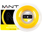 Mantis Comfort Polyester Tennis String- Reels (Yellow)
