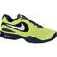 Nike Mens Air Max CourtBallistec 4.3 Tennis Shoes - Lime/Navy - thumbnail image 1