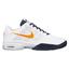 Nike Mens Air CourtBallistic 4.1 Tennis Shoes - White/Orange - thumbnail image 1