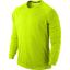 Nike Mens Miler UV Long Sleeve Shirt - Volt/Reflective Silver - thumbnail image 1