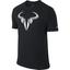 Nike Mens Rafa Icon Tee - Black/Black - thumbnail image 1