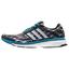 Adidas Mens Energy Boost 2.0 Running Shoes - White/Black/Blue - thumbnail image 1