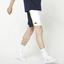 Lacoste Mens Two Tone Shorts - White/Navy/Lime - thumbnail image 2
