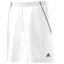 Adidas Mens Tennis Sequencials Shorts - White - thumbnail image 1