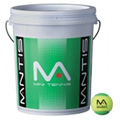 Mantis Green Mini-Tennis Balls- 6 Dozen Bucket (72 Balls)