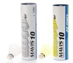Yonex Mavis 10 MEDIUM - 6 Shuttle Tube (White & Yellow)