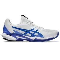 Asics Mens Solution Speed FF 3 Tennis Shoes -  White/Tuna
