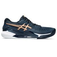 Asics Mens GEL-Resolution 9 Tennis Shoes - French Blue/Pure Gold