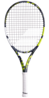Babolat Pure Aero 25 Inch Junior Tennis Racket - Grey/Lime