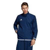 Adidas Mens T19 Woven Tennis Jacket - Navy Blue