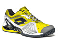 Lotto Mens Raptor Ultra IV Tennis Shoes- White/Lizard-Green