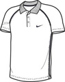 Nike Boys' Tennis Wimbledon Polo White/Navy