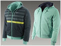 Nike Mens Nadal LS Reversible Cover-Up - Green/Charcoal