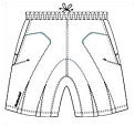 Babolat Mens Performance Shorts- White