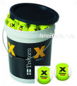 Tretorn Micro X Trainer Balls Yellow/White 6 Dozen Bucket as low as �12.50 per doz 