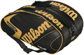 Wilson Tour Super Six Racket Bag 09- Black/Gold