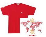 Yonex BWF World Champs Souvenir T - Mens Red
